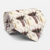 Tintenfisch, Vintage Meerestiere Krawatte (Gerollt)