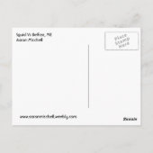 Tintenfisch vs Belfast, ME Postkarte (Rückseite)