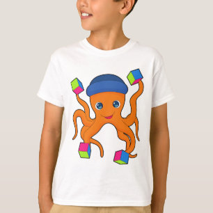 Tintenfisch-Würfel T-Shirt