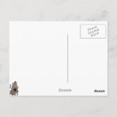 Tintenfisch X Alien Robot Postkarte (Rückseite)