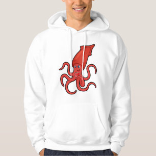 Tintenfische beim Poker mit Pokerkarten Hoodie