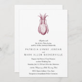 Tintenfische Letterpresse Einladung (Vorne/Hinten)