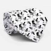 Tintenfische und Diamanten Krawatte (Gerollt)