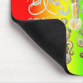 Tintenfische und Octopods Mousepad (Ecke)