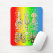 Tintenfische und Octopods Mousepad (Mit Mouse)