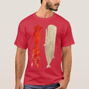 Tintenfische und Wale T-Shirt