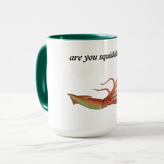 Tintenfischkaffee-Tasse Tasse (Vorderseite Links)