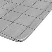 Tintengitter - schwarze Linien - anpassbar Schneidebrett (Ecke)