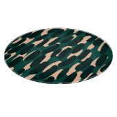 Tintenklappen, von Hand gezeichnet, glänzend nahtl Schneidebrett (Ecke)