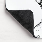 Tintenklebarmpolster Mousepad (Ecke)