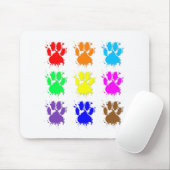 Tintenkleber-Spritzer-Dog-Muster Mousepad (Mit Mouse)