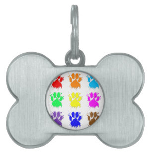 Tintenkleber-Spritzer-Dog-Muster Tiermarke