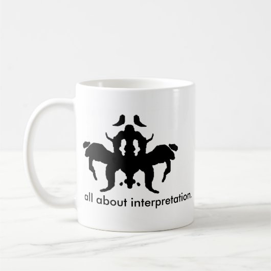 Tintenkleks Kaffeetasse (Links)