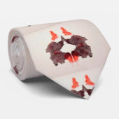 Tintenkleks-Krawatten (Karte 2) Krawatte (Gerollt)