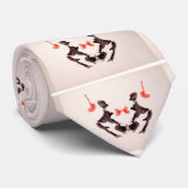 Tintenkleks-Krawatten (Karte 3) Krawatte (Gerollt)