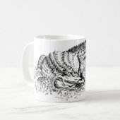 Tintenkrokodil Kaffeetasse (Vorderseite Links)