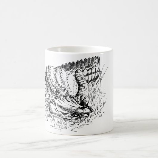Tintenkrokodil Kaffeetasse (Mittel)