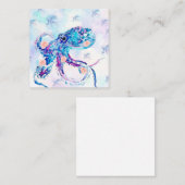 Tintenpastel im Traum Quadratische Visitenkarte (Vorne/Hinten)