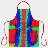 Tintenpatrone Abstraktes Rotes Grün 2020 Schürze (Vorderseite)