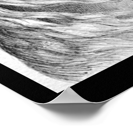 Tintenpferd Poster (Ecke)