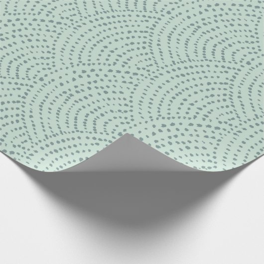 Tintenpunktwaagen - Enten Geschenkpapier (Ecke)