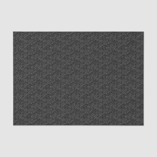 Tintenskalen - Schwarz Seidenpapier (Vorderseite)