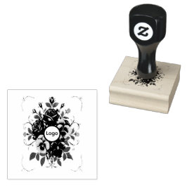 Tintenstempel Botanischer Kranz Gummistempel