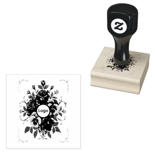 Tintenstempel Botanischer Kranz Gummistempel (Stempel)