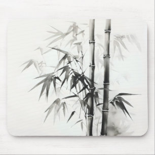 Tintenzeichnung Bamboo Mousepad