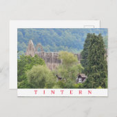 Tintern Abbey View Postkarte (Vorne/Hinten)
