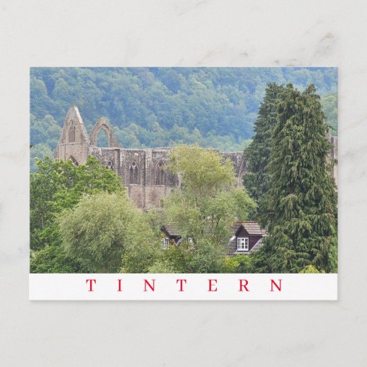 Tintern Abbey View Postkarte (Vorderseite)