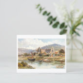 Tintern Abbey Vintage Postkarte (Stehend Vorderseite)