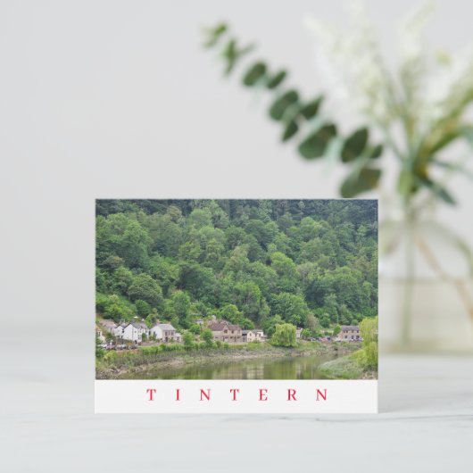 Tintern Dorfansicht Postkarte (Stehend Vorderseite)