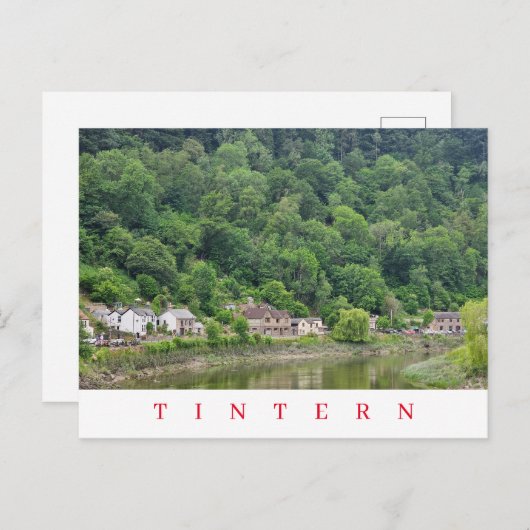 Tintern Dorfansicht Postkarte (Vorne/Hinten)