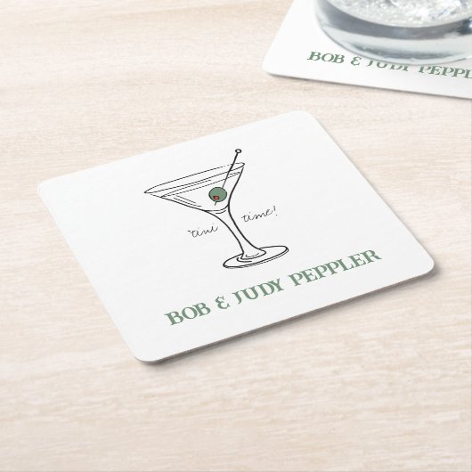 "tintime Personalisiert Paper Untersetzer (angewinkelt)