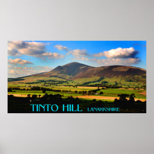 tinto Hügel lanarkshire Poster