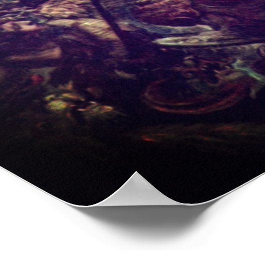 Tintoretto - Archangel Michael Fights Satan Poster (Ecke)