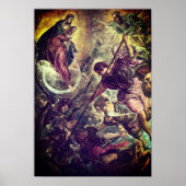 Tintoretto - Archangel Michael Fights Satan Poster (Vorne)