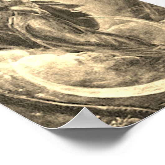 Tintoretto Crescent Moon Madonna Maria Apokalypse Poster (Ecke)