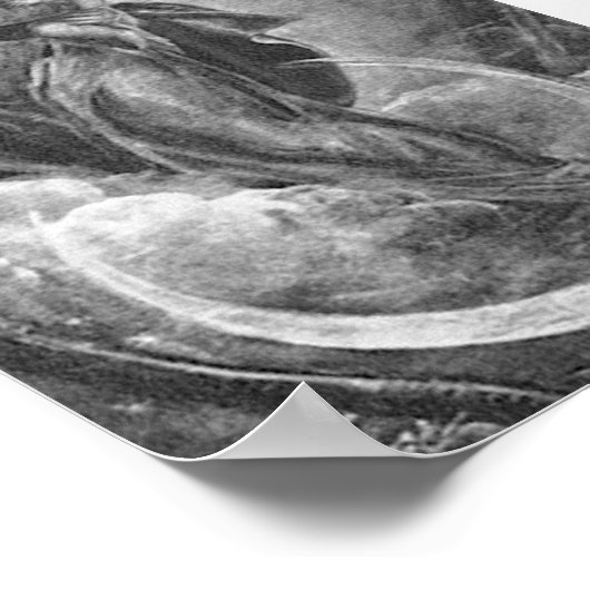 Tintoretto Crescent Moon Madonna Maria Apokalypse Poster (Ecke)