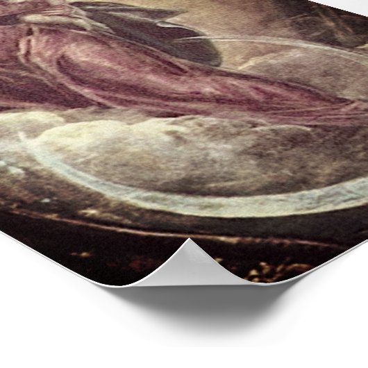 Tintoretto Crescent Moon Madonna Maria Apokalypse Poster (Ecke)