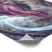 Tintoretto Crescent Moon Madonna Mary Apokalypse Poster (Ecke)