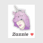 Tiny 2" x 2" Vinyl-Aufkleber, kundenspezifisch ges Aufkleber (Blatt)