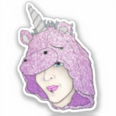 Tiny 2" x 2" Vinyl-Aufkleber, kundenspezifisch ges Aufkleber (Vorderseite)