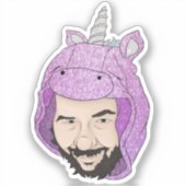 Tiny 2" x 2" Vinyl-Aufkleber, kundenspezifisch ges Aufkleber (Vorderseite)