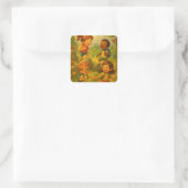 Tiny Adventures - Hip Kids Square Sticker (Tasche)