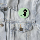 Tiny Angry Ninja auf Green Button (Beispiel)