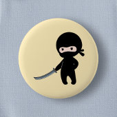 Tiny Angry Ninja auf Yellow Button