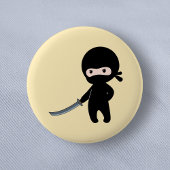 Tiny Angry Ninja auf Yellow Button