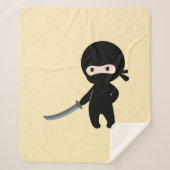 Tiny Angry Ninja auf Yellow Sherpadecke (Vorderseite)